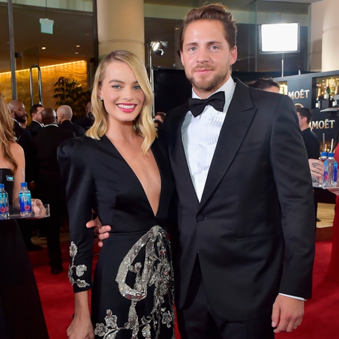 Margot Robbie, Tom Ackerley, Golden Globes, 2018